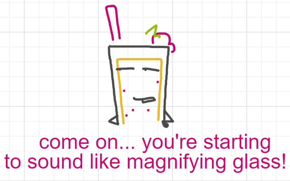 A panel from What's The Point, episode five of the Board Boards object show by Furretwalk/WalkingFurret.